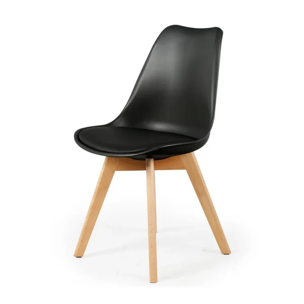 CHAISE REMBOUREE NOIRE NEW