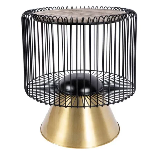 Table D'appoint Design "malibu" 56cm Marron