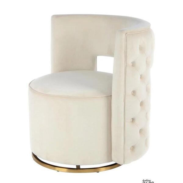 CHAISE LOUNGE BEVERLY CREAM KAYOOM
