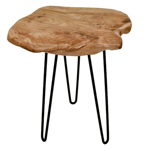 Table D'appoint En Bois "woody 210" 40cm Naturel